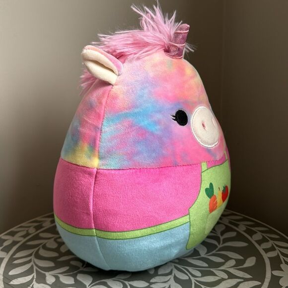 Squishmallow Grocery Clerk Esmeralda the Unicorn 8” UltraSoft Stuffed Plush NWT - Picture 6 of 10
